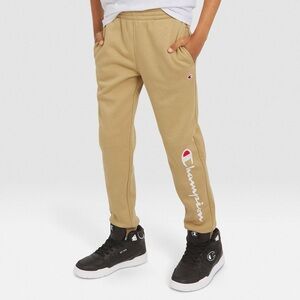 Champion youth Tan Khaki Joggers medium